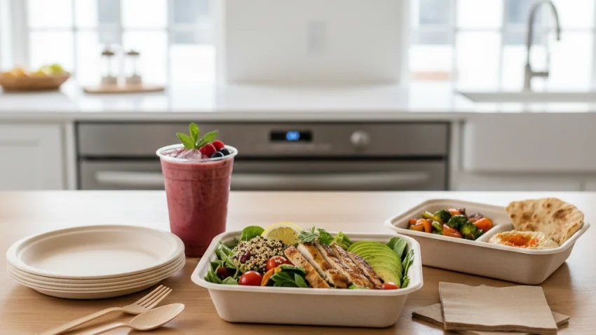 Compostable Food Packaging and Biodegradable Tableware for Sustainable Restaurants